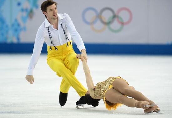 2014 Winter Olympics. Figure skating. Pairs. Short program