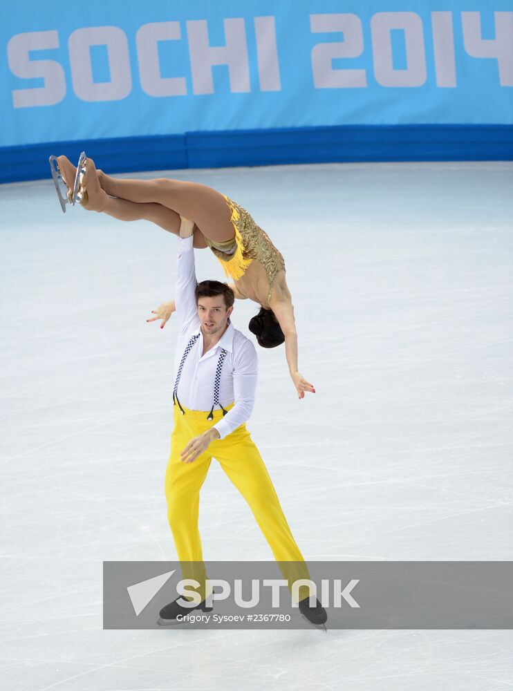 2014 Winter Olympics. Figure skating. Pairs. Short program