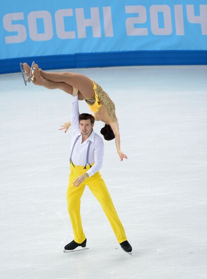 2014 Winter Olympics. Figure skating. Pairs. Short program