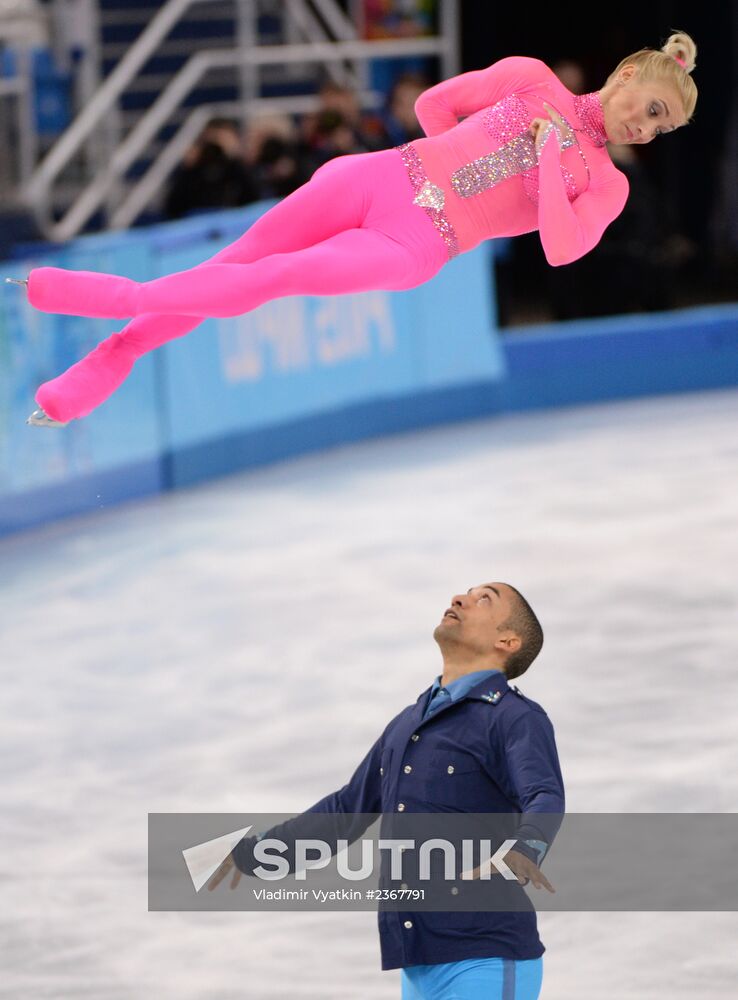 2014 Winter Olympics. Figure skating. Pairs. Short program