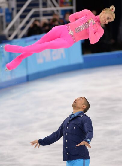 2014 Winter Olympics. Figure skating. Pairs. Short program