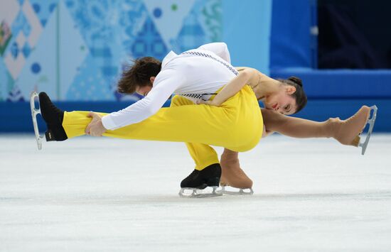 2014 Winter Olympics. Figure skating. Pairs. Short program