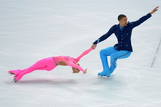 2014 Winter Olympics. Figure skating. Pairs. Short program