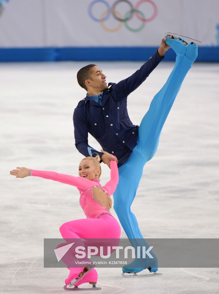 2014 Winter Olympics. Figure skating. Pairs. Short program