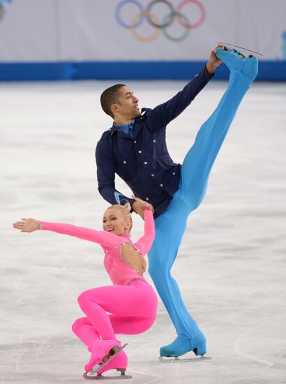 2014 Winter Olympics. Figure skating. Pairs. Short program