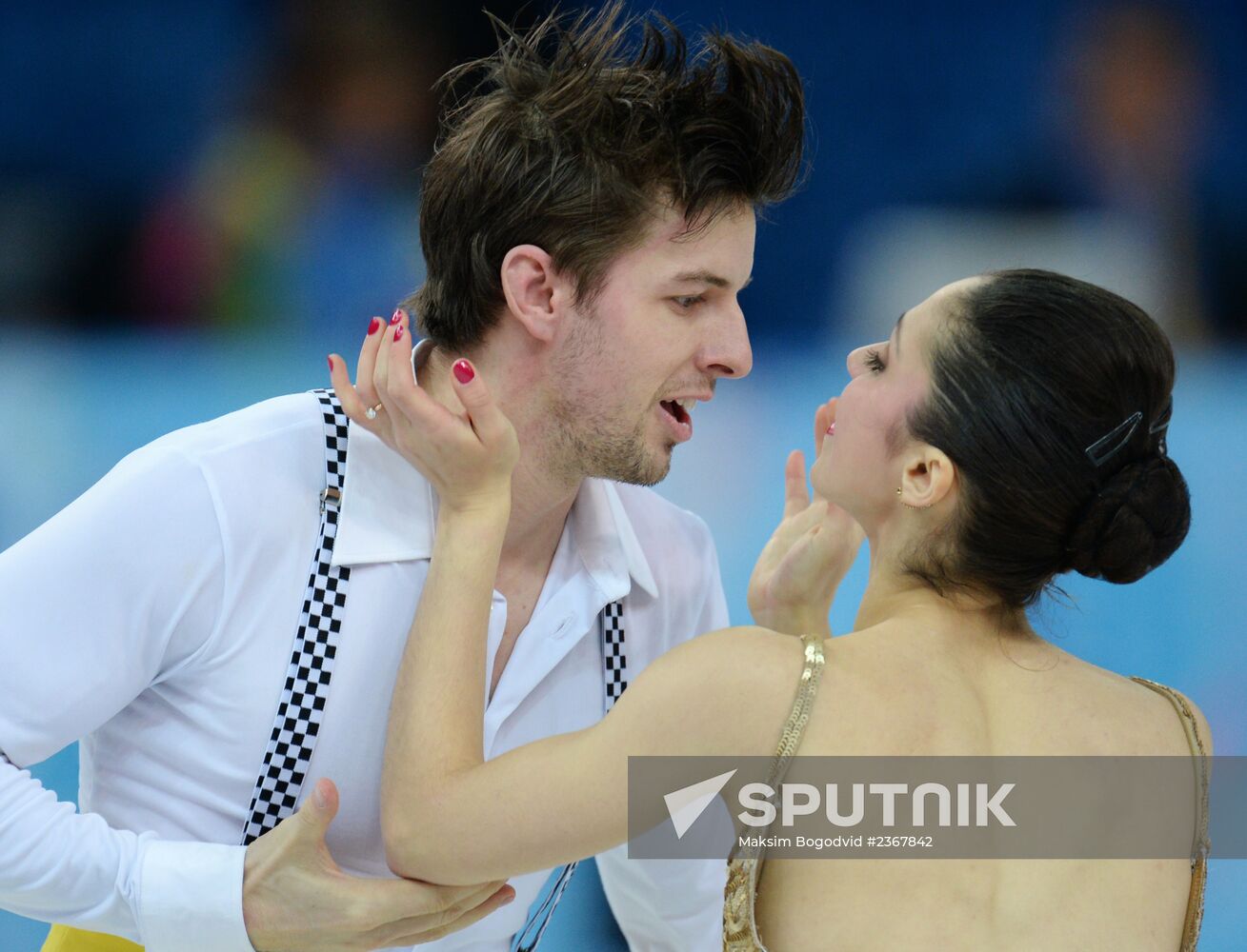 2014 Winter Olympics. Figure skating. Pairs. Short program