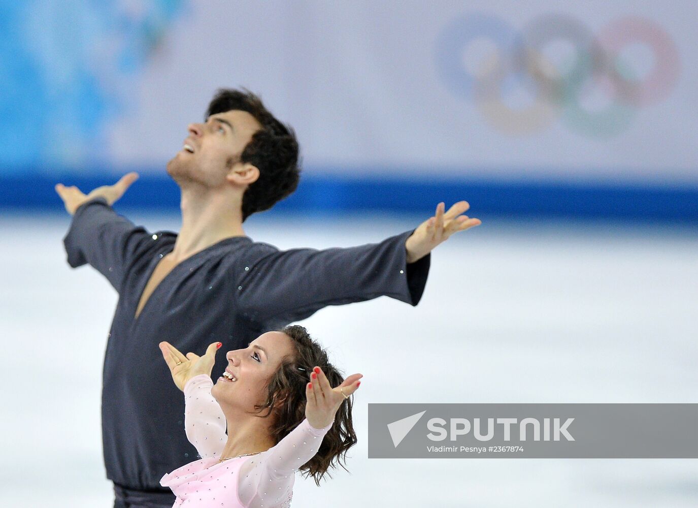 2014 Winter Olympics. Figure skating. Pairs. Short program