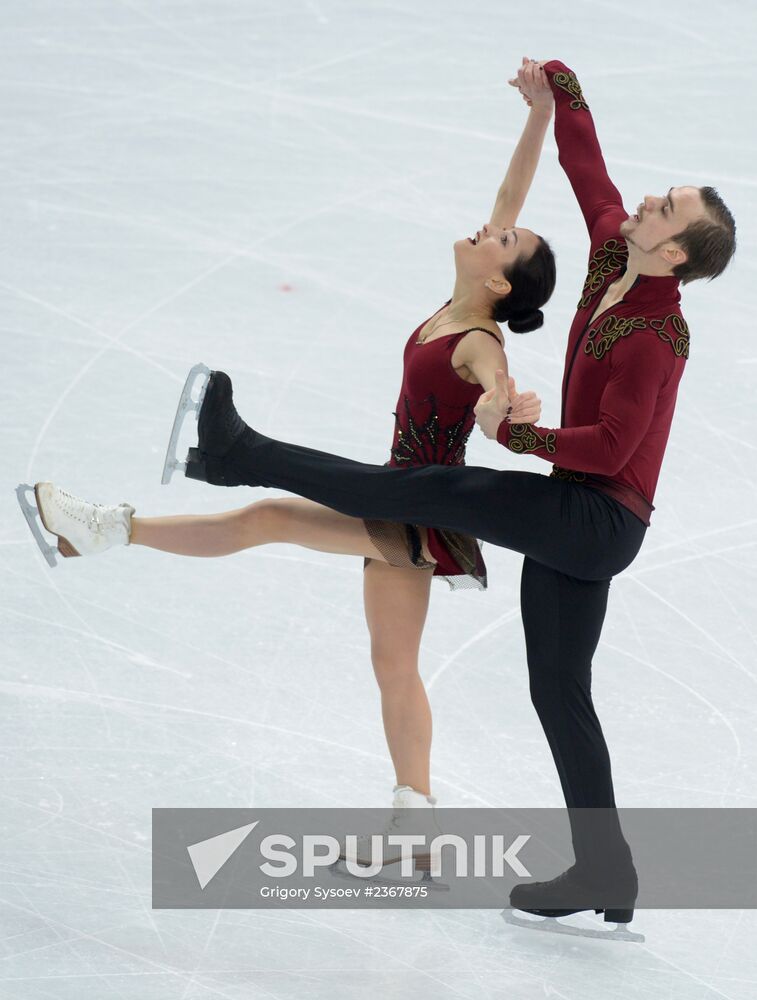 2014 Winter Olympics. Figure skating. Pairs. Short program