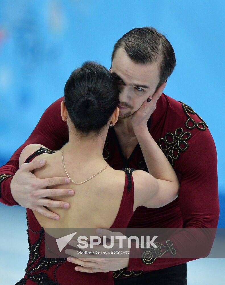 2014 Winter Olympics. Figure skating. Pairs. Short program