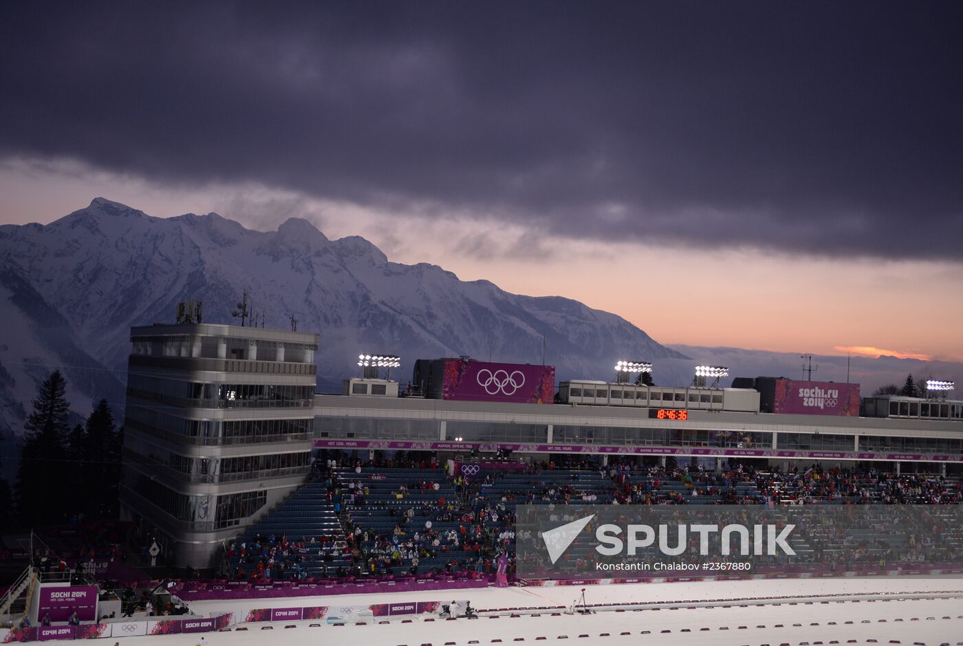 2014 Olympics. Biathlon. Women. Pursuit