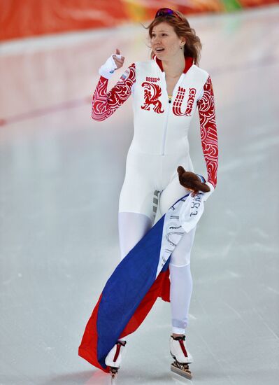 2014 Winter Olympics. Speed skating. Women. 500m