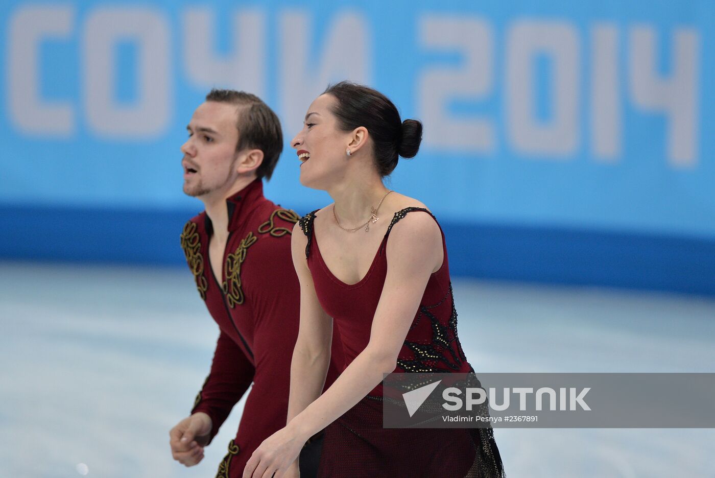 2014 Winter Olympics. Figure skating. Pairs. Short program