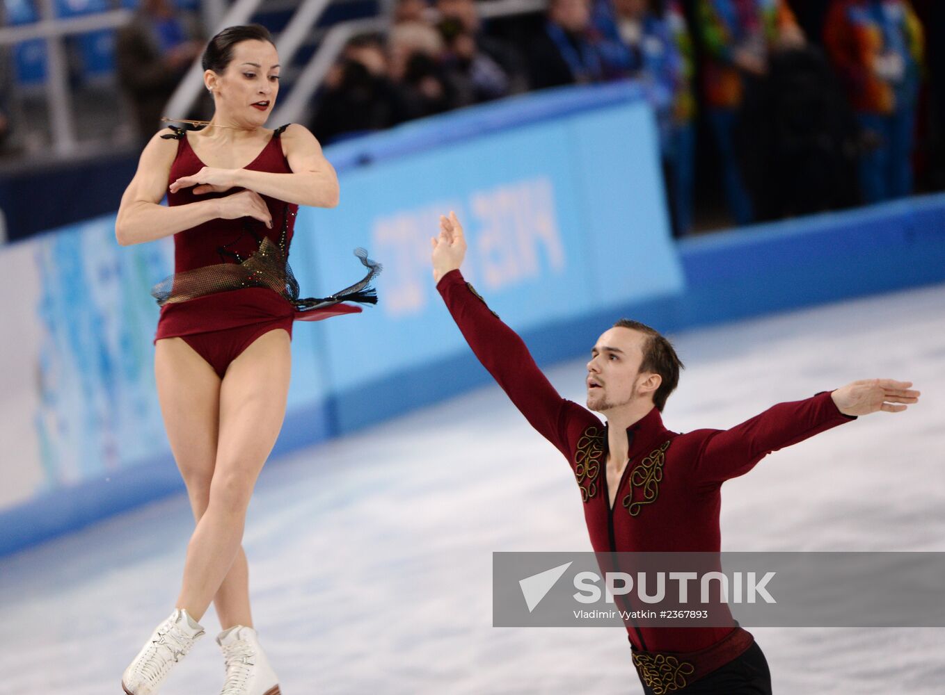 2014 Winter Olympics. Figure skating. Pairs. Short program