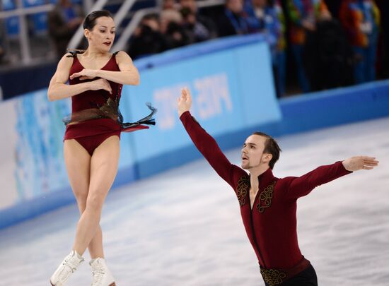 2014 Winter Olympics. Figure skating. Pairs. Short program