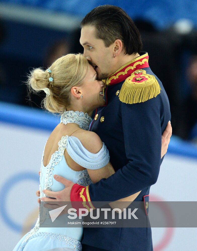 2014 Winter Olympics. Figure skating. Pairs. Short program