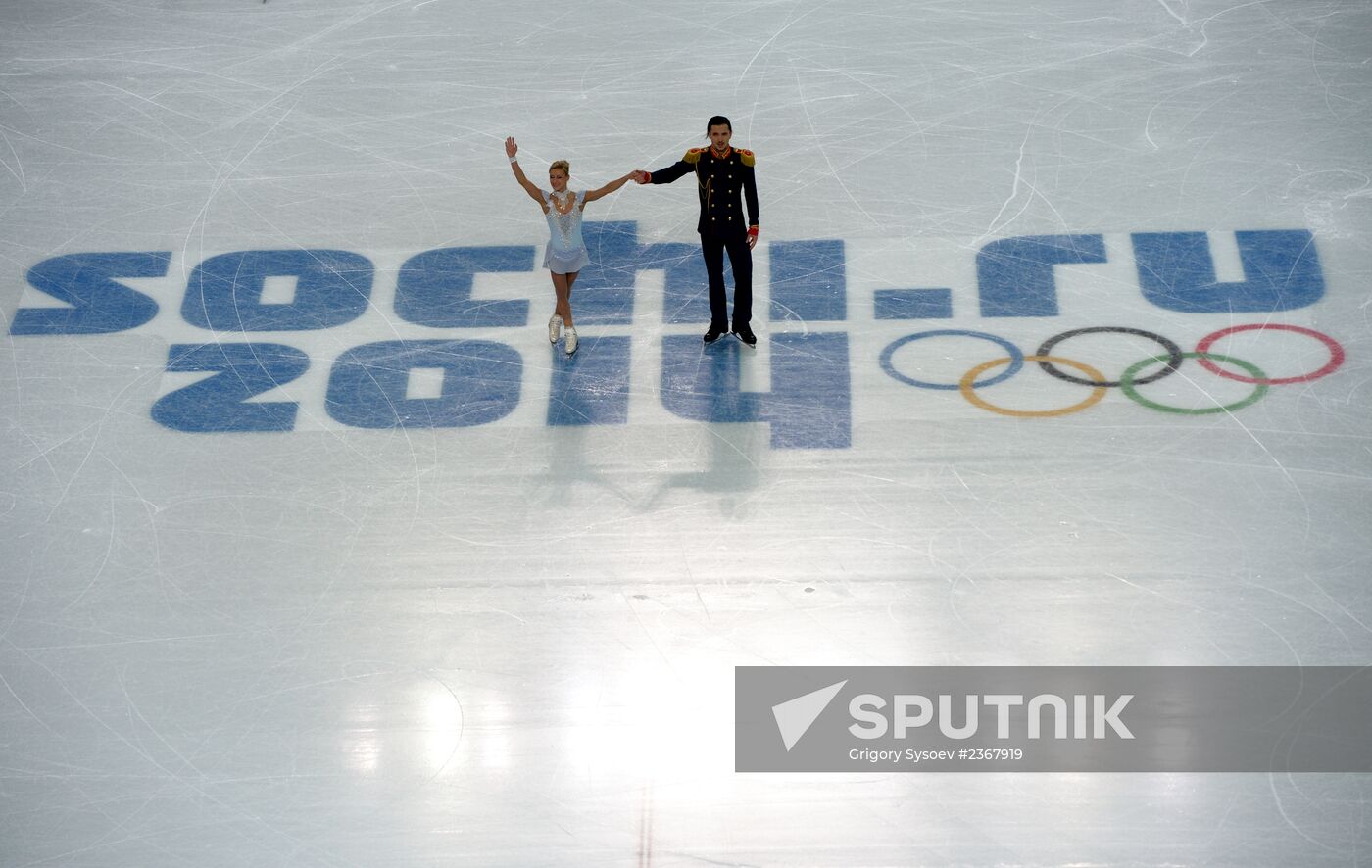 2014 Winter Olympics. Figure skating. Pairs. Short program