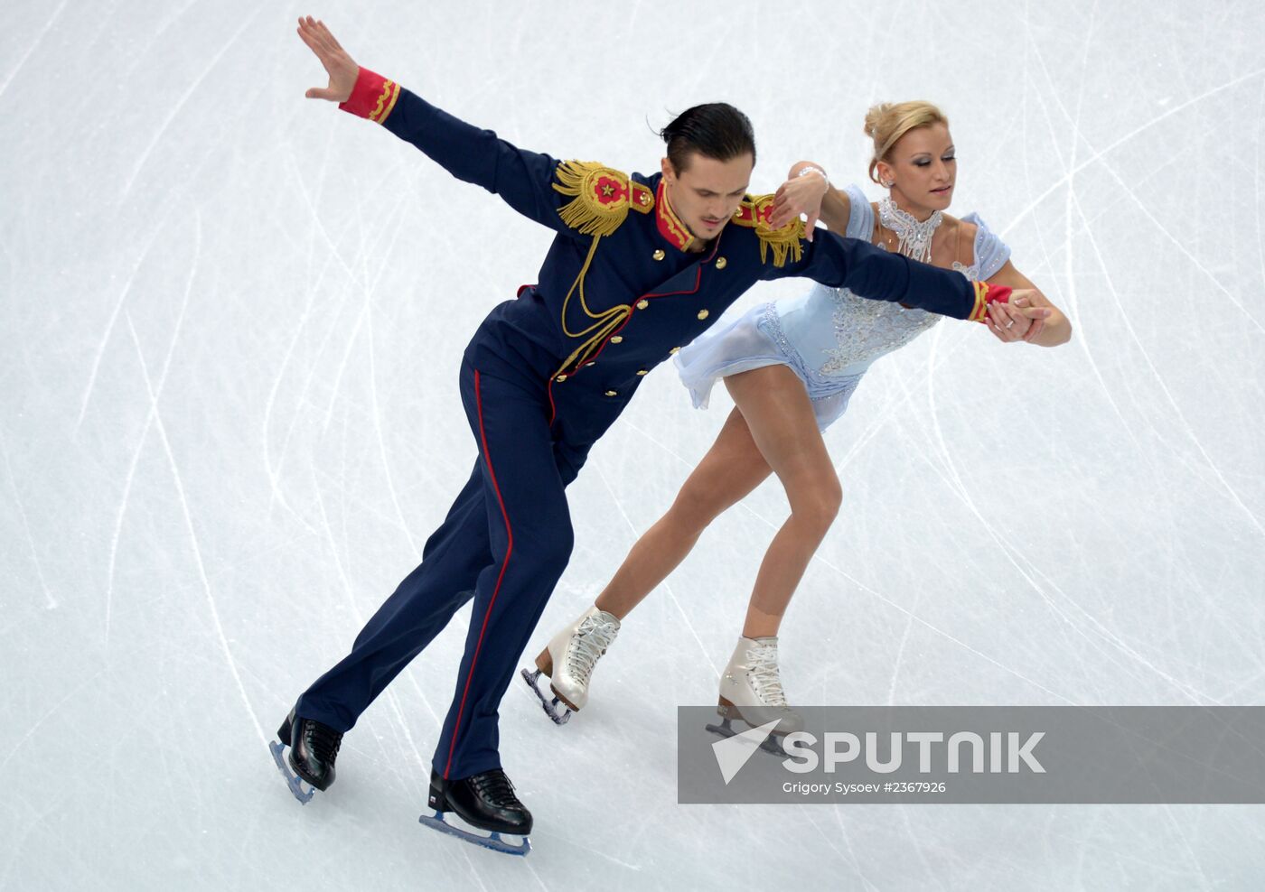 2014 Winter Olympics. Figure skating. Pairs. Short program