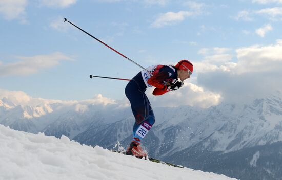 2014 Winter Olympics. Cross-country skiing. Women. Sprint