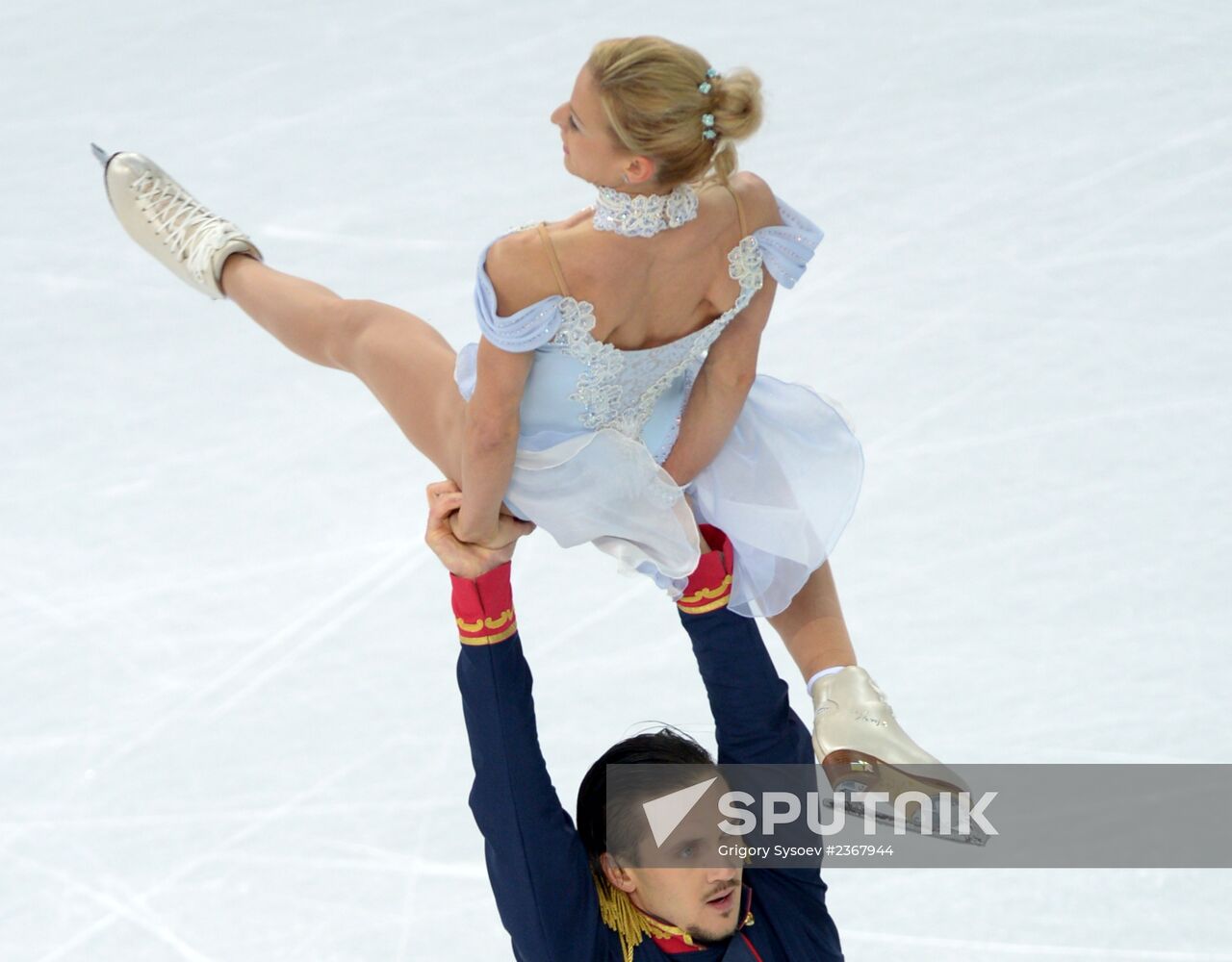 2014 Winter Olympics. Figure skating. Pairs. Short program