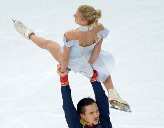 2014 Winter Olympics. Figure skating. Pairs. Short program