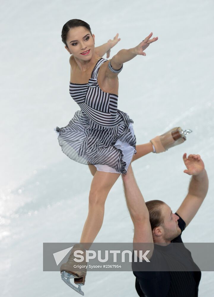 2014 Winter Olympics. Figure skating. Pairs. Short program