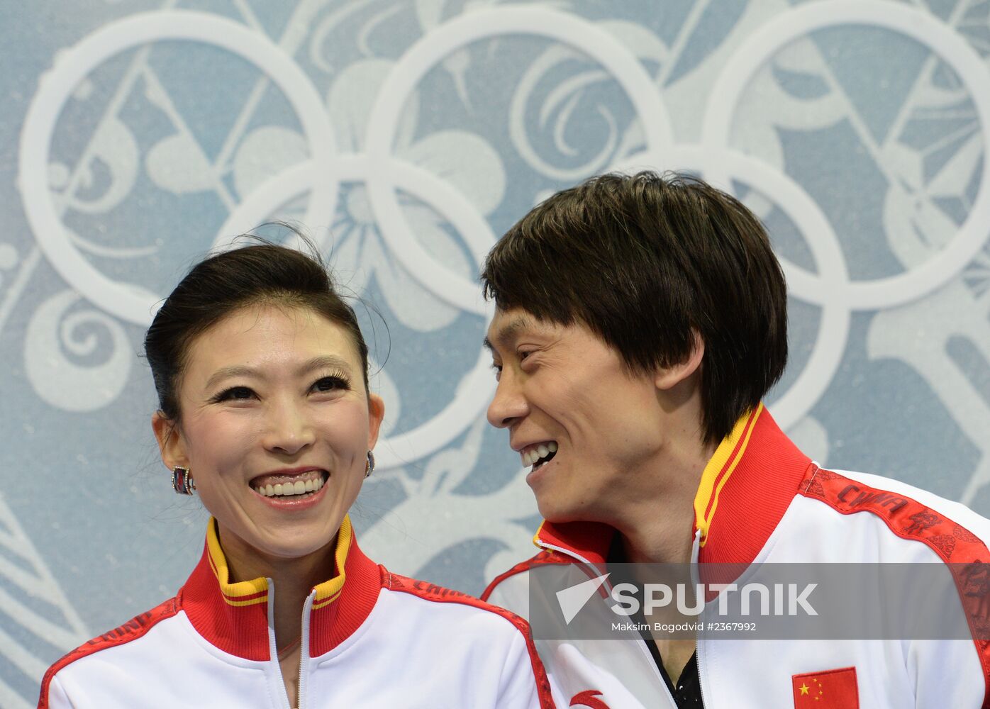 2014 Winter Olympics. Figure skating. Pairs. Short program