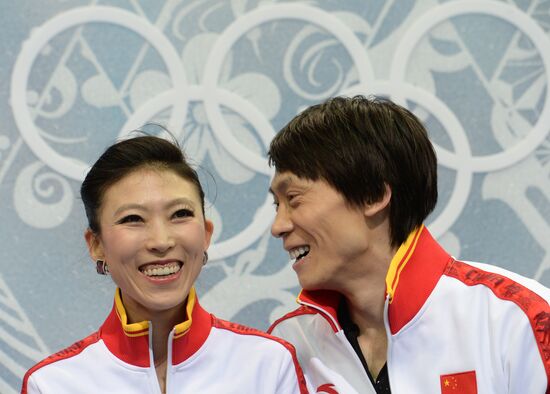 2014 Winter Olympics. Figure skating. Pairs. Short program