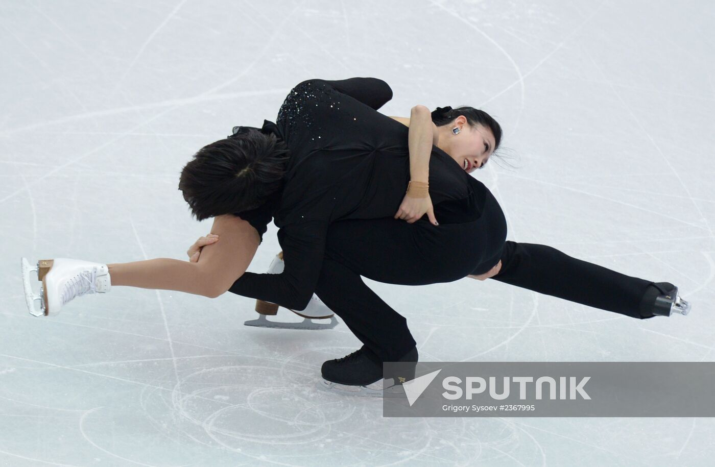 2014 Winter Olympics. Figure skating. Pairs. Short program