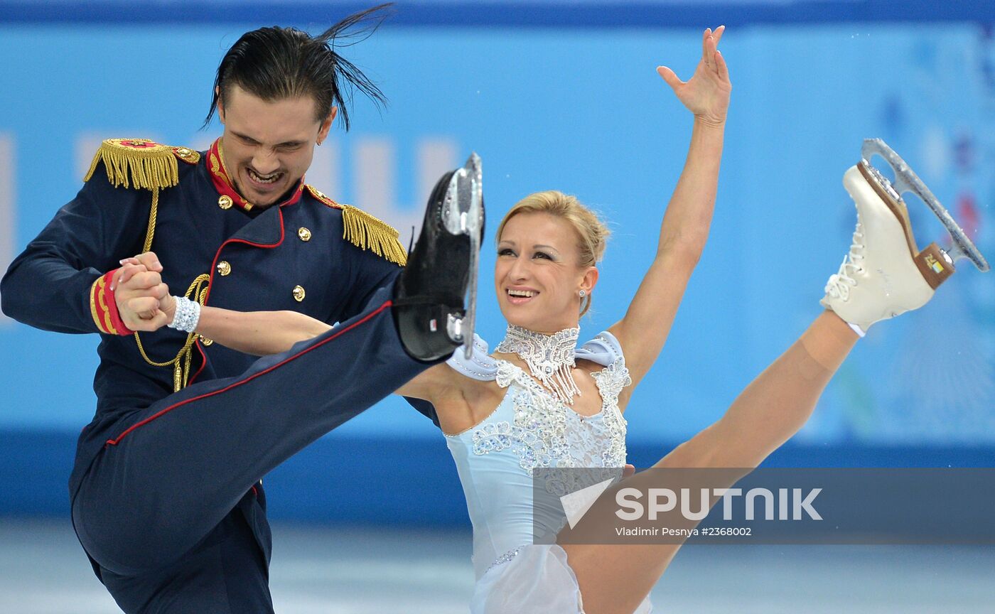 2014 Winter Olympics. Figure skating. Pairs. Short program
