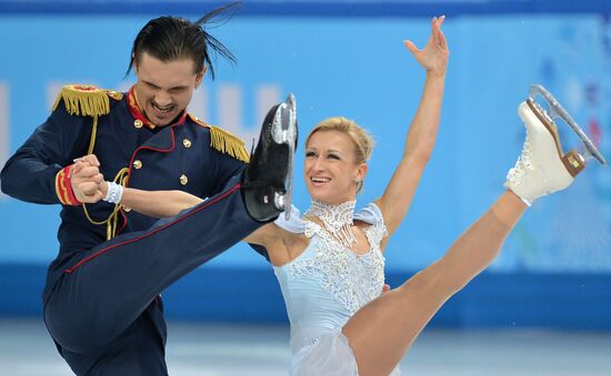 2014 Winter Olympics. Figure skating. Pairs. Short program