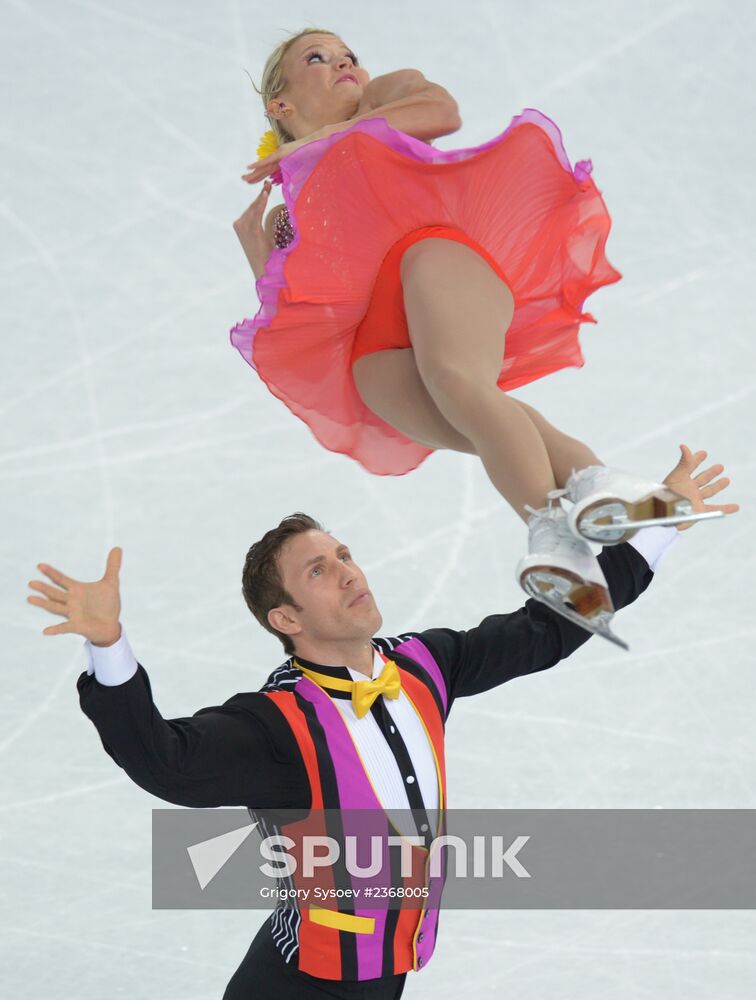 2014 Winter Olympics. Figure skating. Pairs. Short program