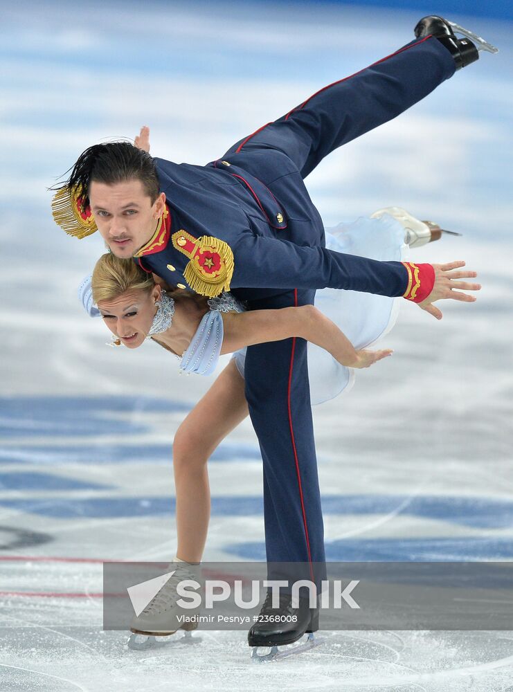 2014 Winter Olympics. Figure skating. Pairs. Short program