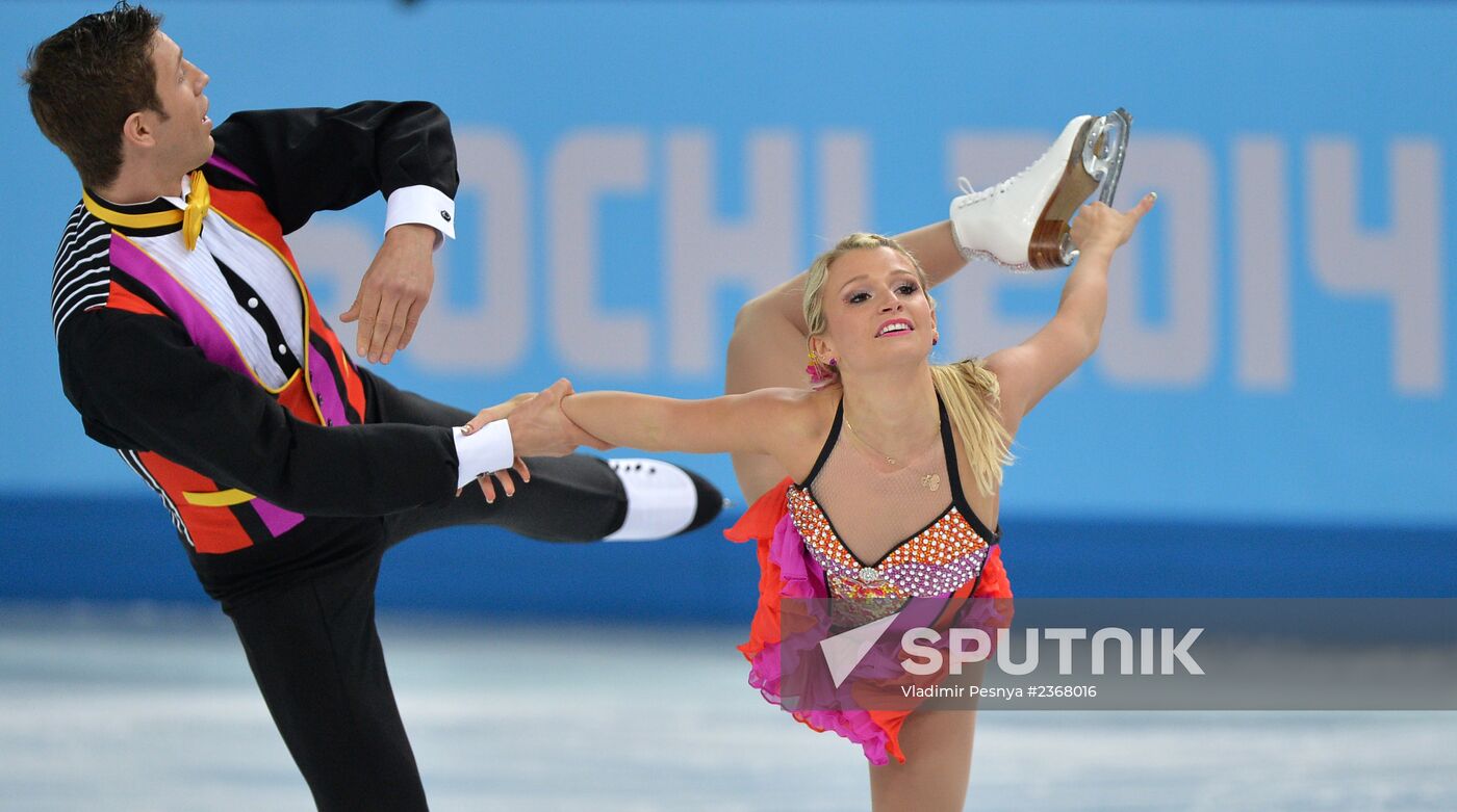 2014 Winter Olympics. Figure skating. Pairs. Short program