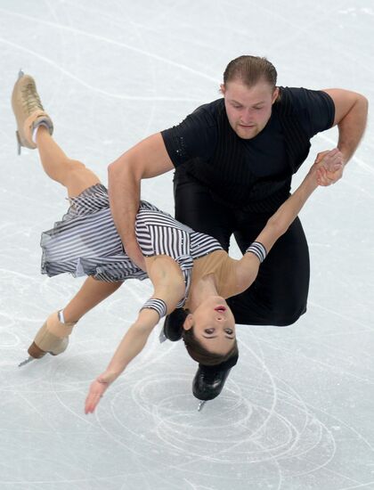 2014 Winter Olympics. Figure skating. Pairs. Short program