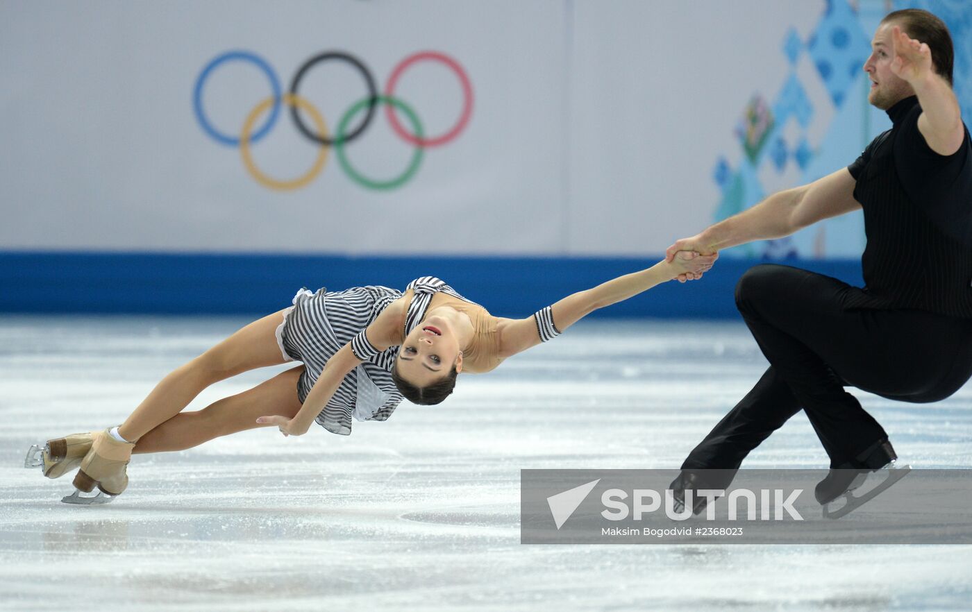 2014 Winter Olympics. Figure skating. Pairs. Short program