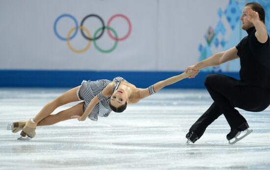 2014 Winter Olympics. Figure skating. Pairs. Short program