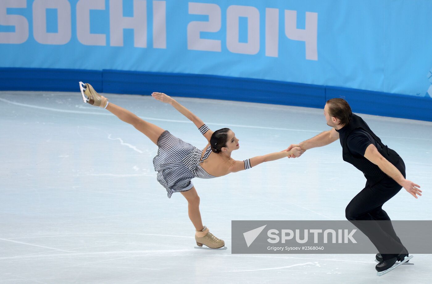 2014 Winter Olympics. Figure skating. Pairs. Short program