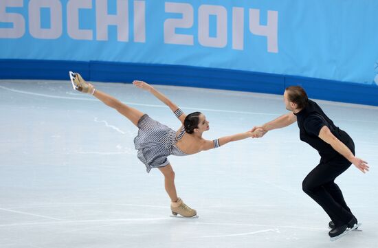 2014 Winter Olympics. Figure skating. Pairs. Short program
