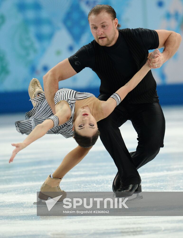 2014 Winter Olympics. Figure skating. Pairs. Short program