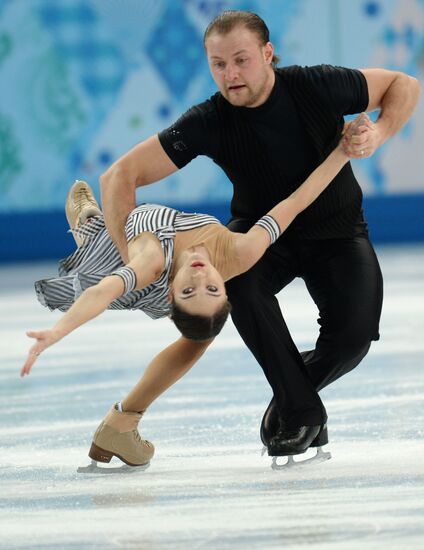 2014 Winter Olympics. Figure skating. Pairs. Short program
