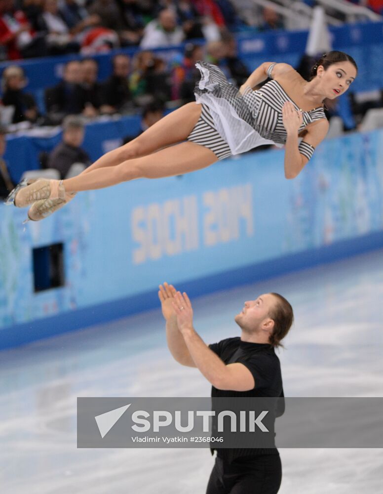 2014 Winter Olympics. Figure skating. Pairs. Short program