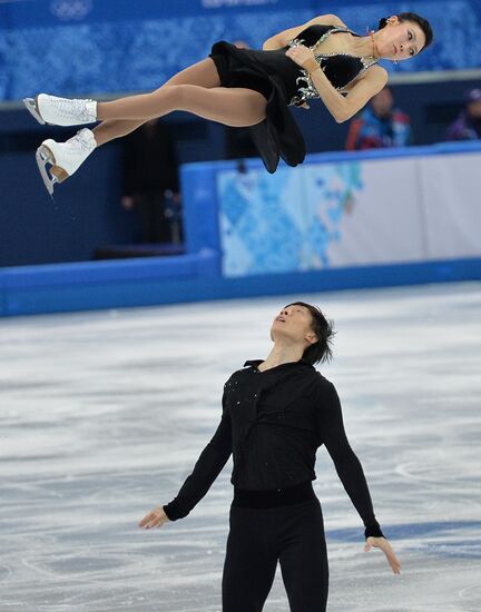 2014 Winter Olympics. Figure skating. Pairs. Short program