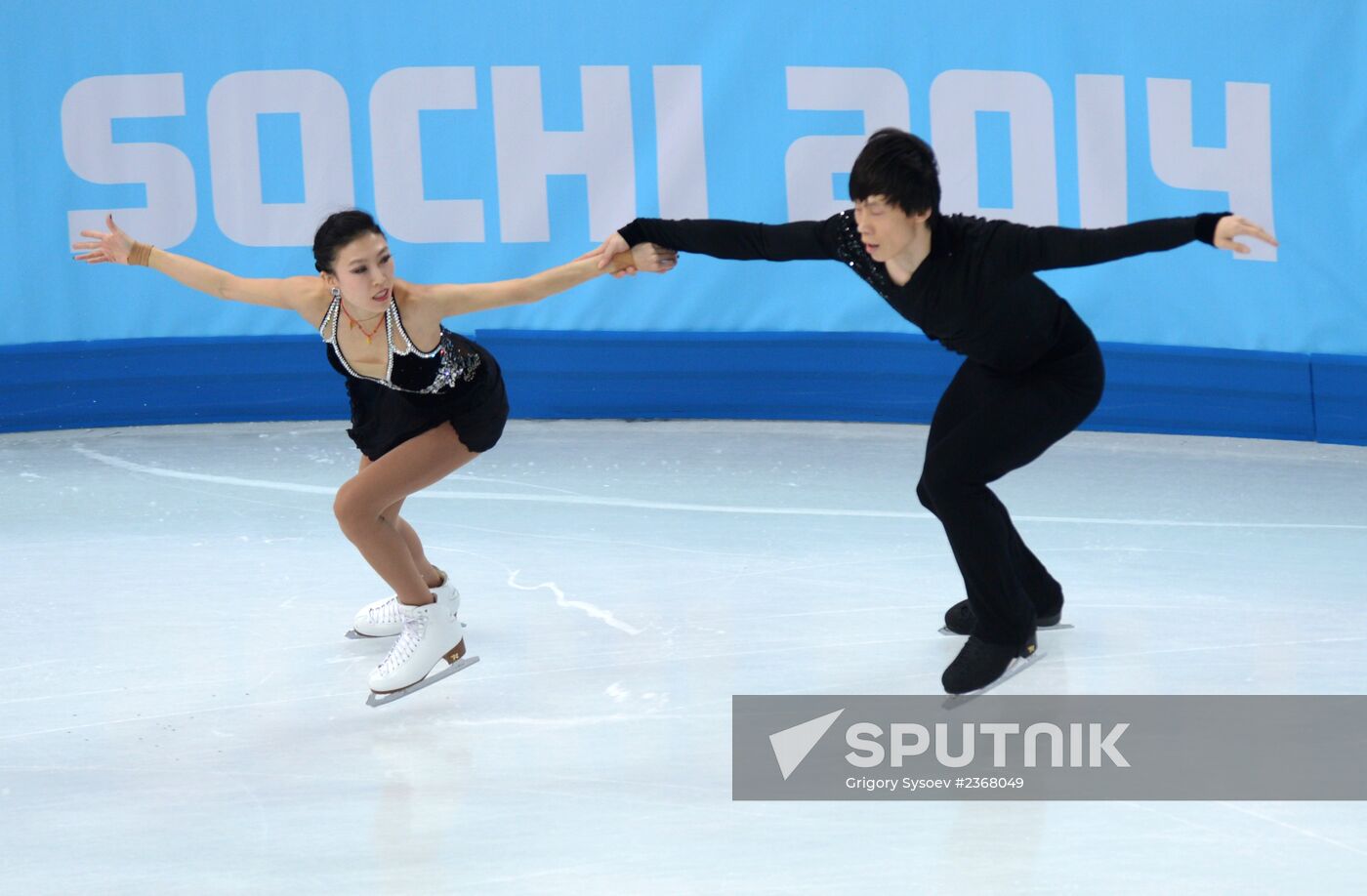 2014 Winter Olympics. Figure skating. Pairs. Short program