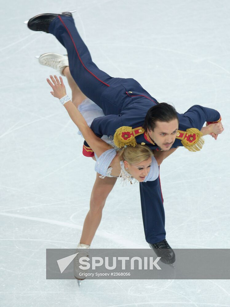 2014 Winter Olympics. Figure skating. Pairs. Short program