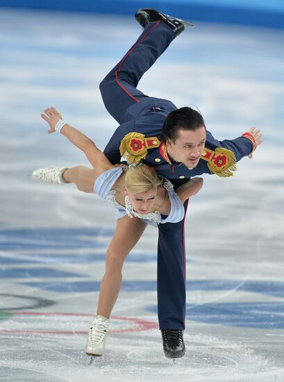2014 Winter Olympics. Figure skating. Pairs. Short program