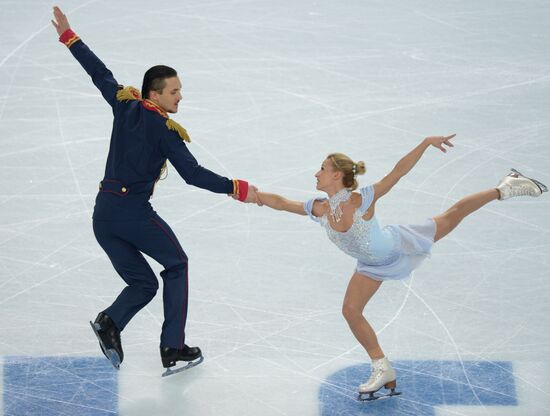 2014 Winter Olympics. Figure skating. Pairs. Short program