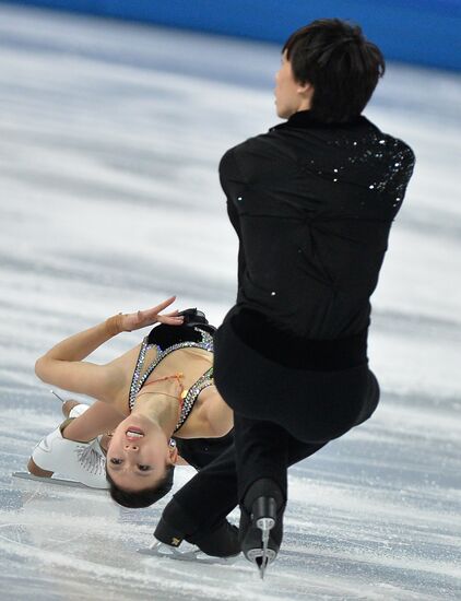 2014 Winter Olympics. Figure skating. Pairs. Short program