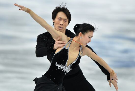 2014 Winter Olympics. Figure skating. Pairs. Short program