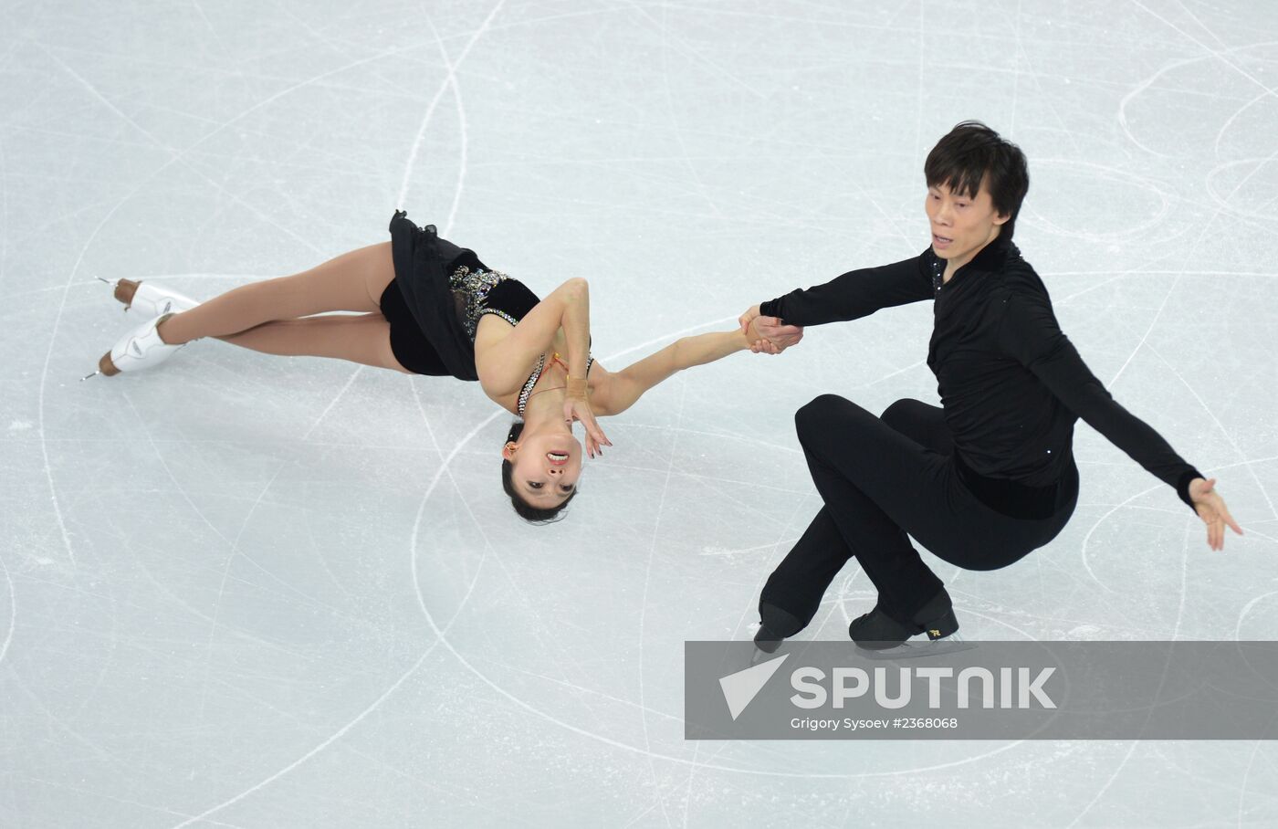 2014 Winter Olympics. Figure skating. Pairs. Short program