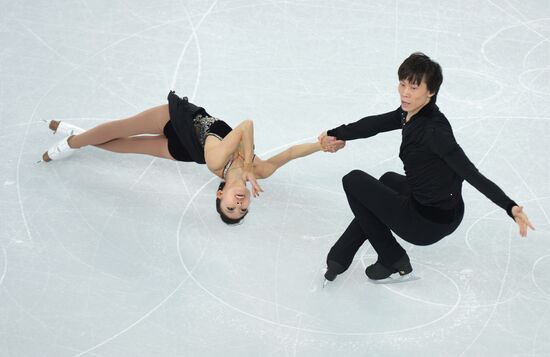 2014 Winter Olympics. Figure skating. Pairs. Short program